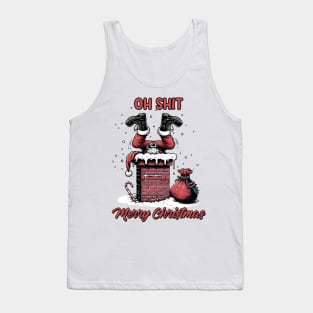 Oh Shit Merry Christmas Tank Top